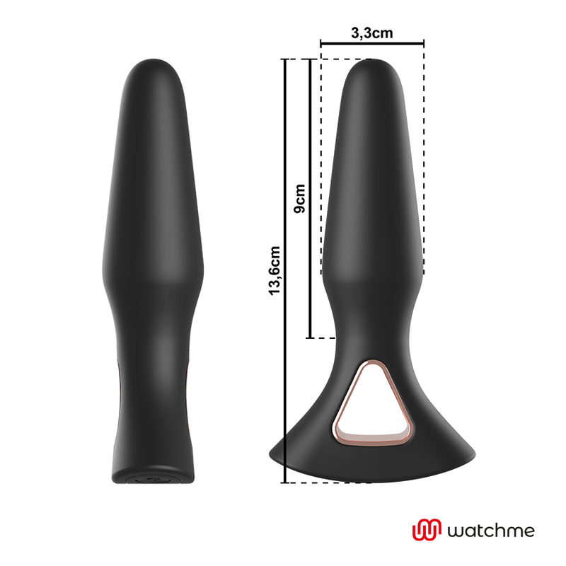 VIBRADOR ANAL PLUG ALEXANDRU WATCHME CONTROLE REMOTO
