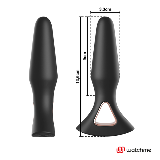 VIBRADOR ANAL PLUG ALEXANDRU WATCHME CONTROLE REMOTO
