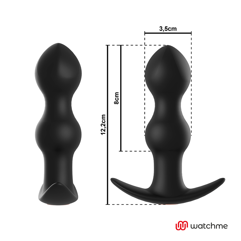 PLUGUE DE CONTROLE REMOTO WATCHME VIBRADOR ANAL TIBÉRIO