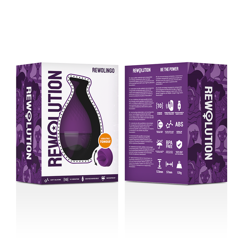 VIBRADOR REWOLINGO COM LÍNGUA