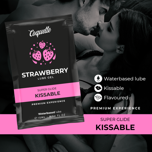 GEL LUBRIFICANTE COQUETTE CHIC DESIRE KISSABLE MORANGO 10 ML