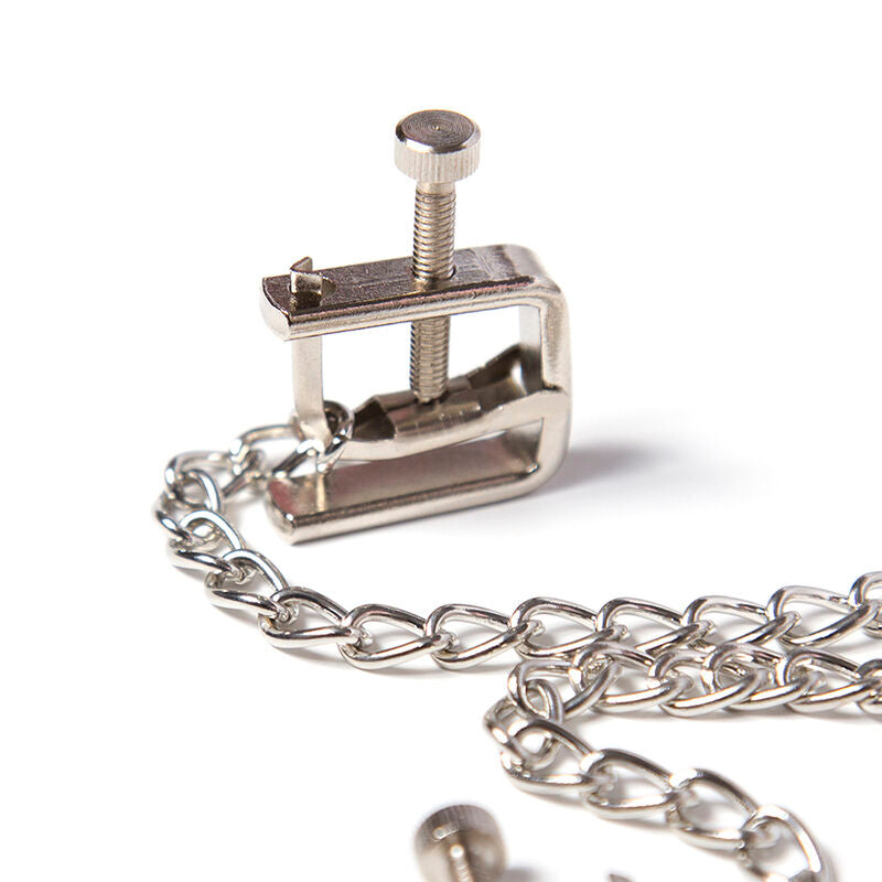 GRAMPOS DE PARAFUSO DE METAL COM CORRENTE