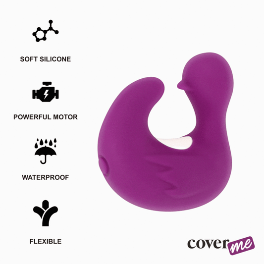 DEDAL DE PATO ESTIMULANTE DE SILICONE RECARREGÁVEL DUCKYMANIA