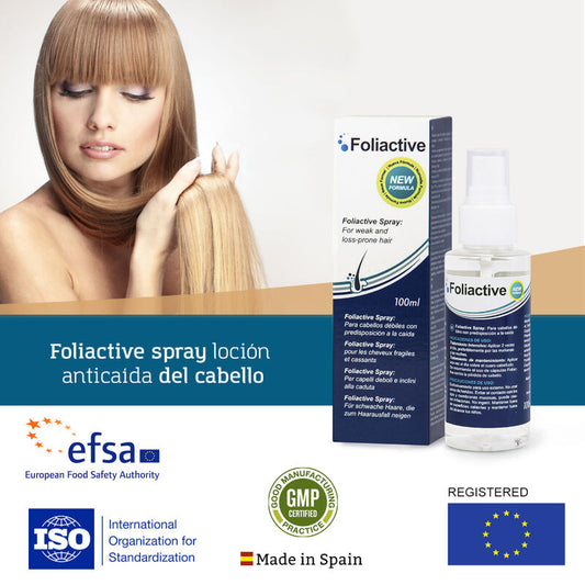 SPRAY FOLIATIVO PARA EVITAR A PERDA DE CABELO E ESTIMULAR O CRESCIMENTO CAPILAR