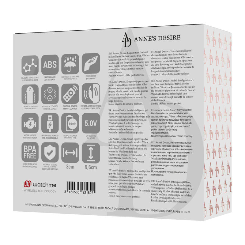 PANTY PLEASURE TECNOLOG A WATCHME PRETO/OURO