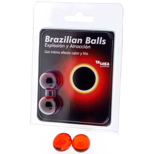 2 BOLAS BRASILEIRAS GEL EMOCIONANTE EFEITO QUENTE E FRIO