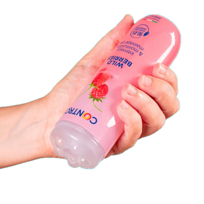 GEL DE MASSAGEM CONTROL 3 EM 1 FRUTAS SELVAGENS 200 ML