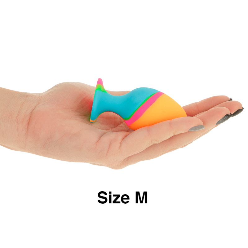 CONJUNTO DE PLUG ANAL DE SILICONE MULTICOLORIDO