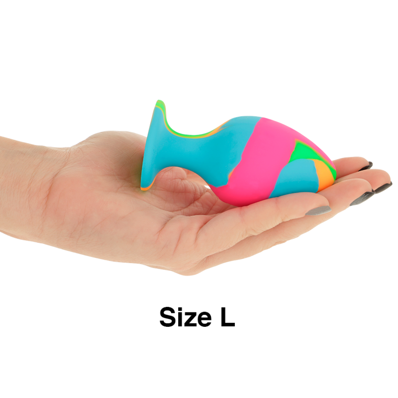 CONJUNTO DE PLUG ANAL DE SILICONE MULTICOLORIDO