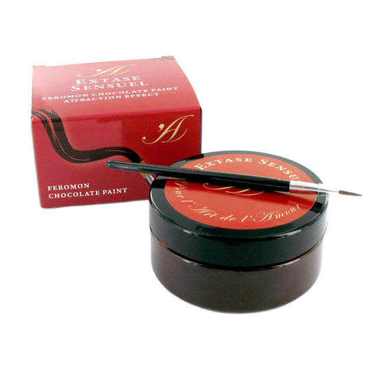 TINTA CORPORAL CHOCOLATE COM EFEITO DE ATRAÇÃO 50 ML
