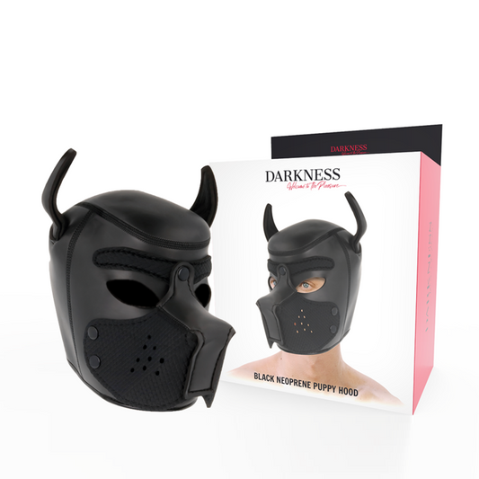 MÁSCARA DE NEOPRENE PARA CÃES COM FOCINHO REMOVÍVEL L