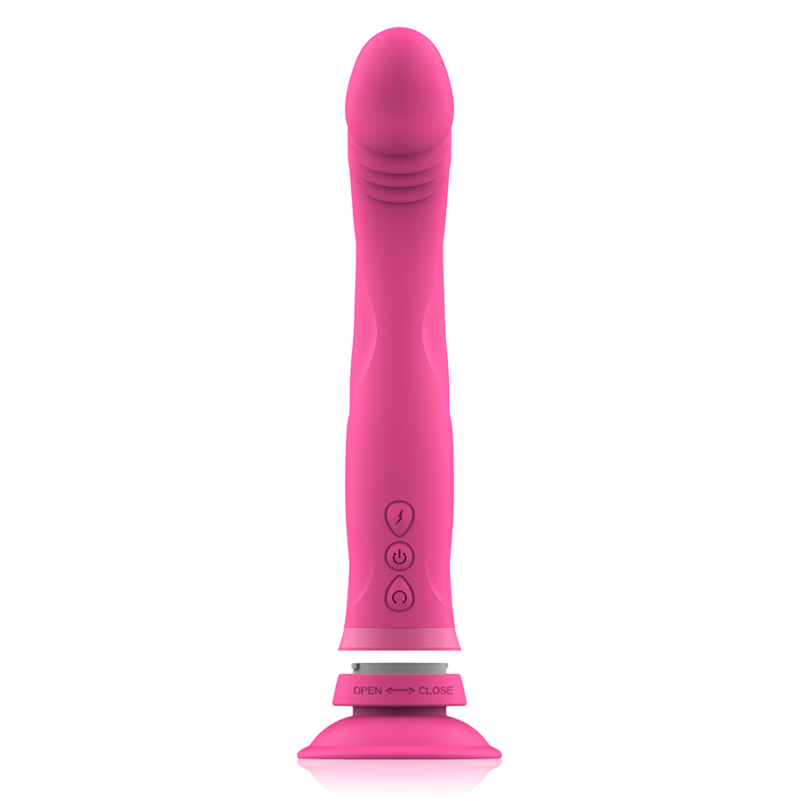 MICHELANGELO DILDO VIBRADOR SILICONE ROSA