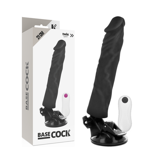 VIBRADOR REALÍSTICO CONTROLE REMOTO NATURAL 21 CM -O- 4 CM