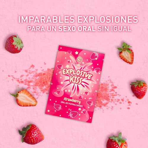DOCES EXPLOSIVOS DE MORANGO