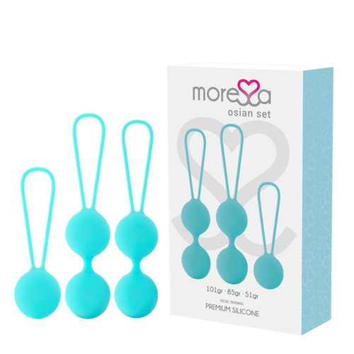 CONJUNTO OSIAN SILICONE PREMIUM TURQUESA