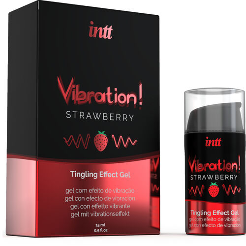 PODEROSO ESTIMULANTE ÍNTIMO GEL VIBRANTE LÍQUIDO ESTIMULANTE MORANGO 15ML