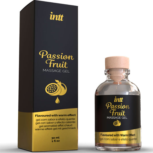 GEL DE MASSAGEM COM SABOR DE MARACUJÁ COM EFEITO CALOR
