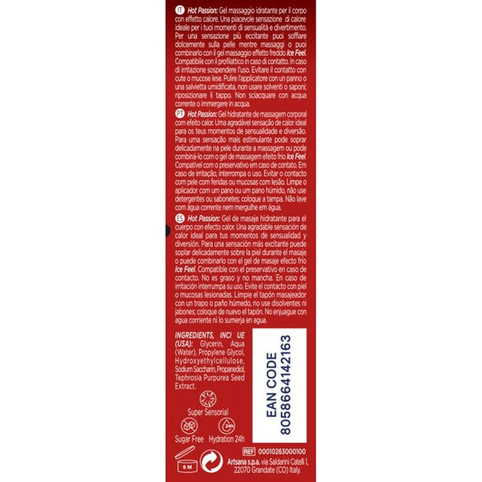 LUBRIFICANTE CONTROL PAIXÃO QUENTE 3 EM 1 GEL 200 ML