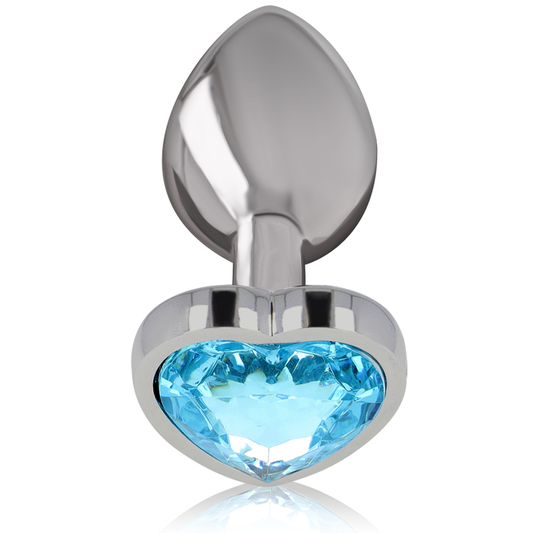 PLUG ANAL DE METAL DE ALUMÍNIO AZUL CORAO TAMANHO S