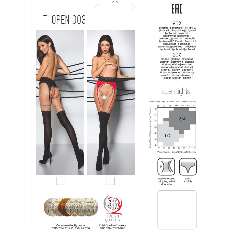 MEIA CALÇA TRANSPARENTE COM ABERTURA TP03 DN20/40