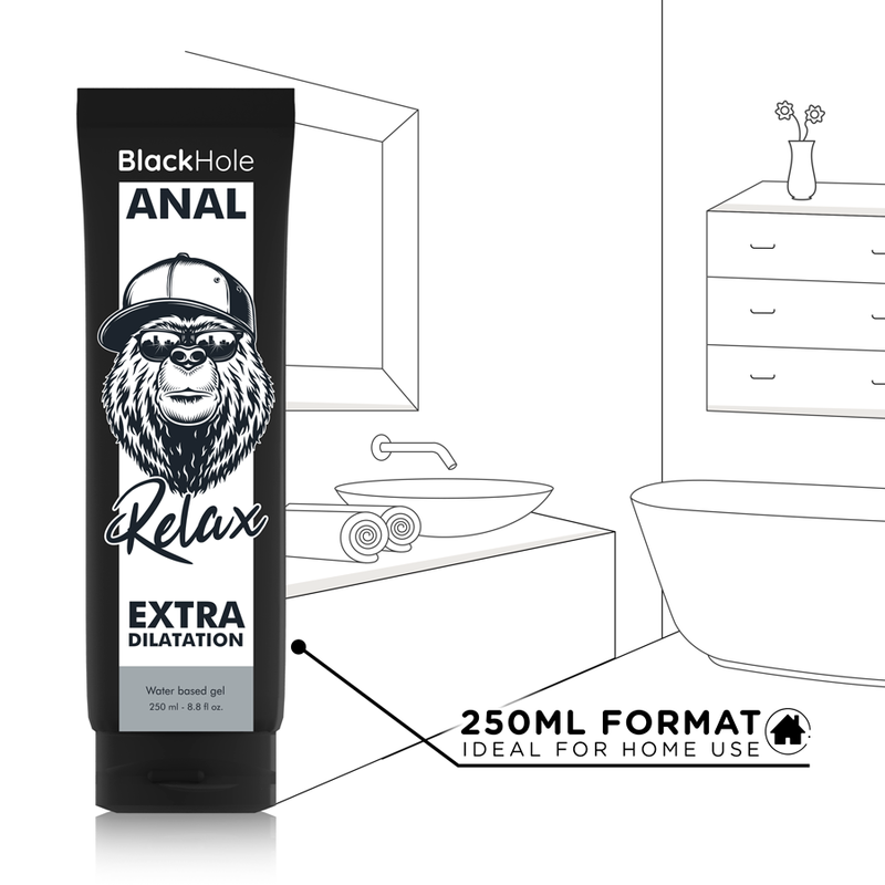 GEL BASE DE ÁGUA DILATAÇÃO ANAL 250 ML