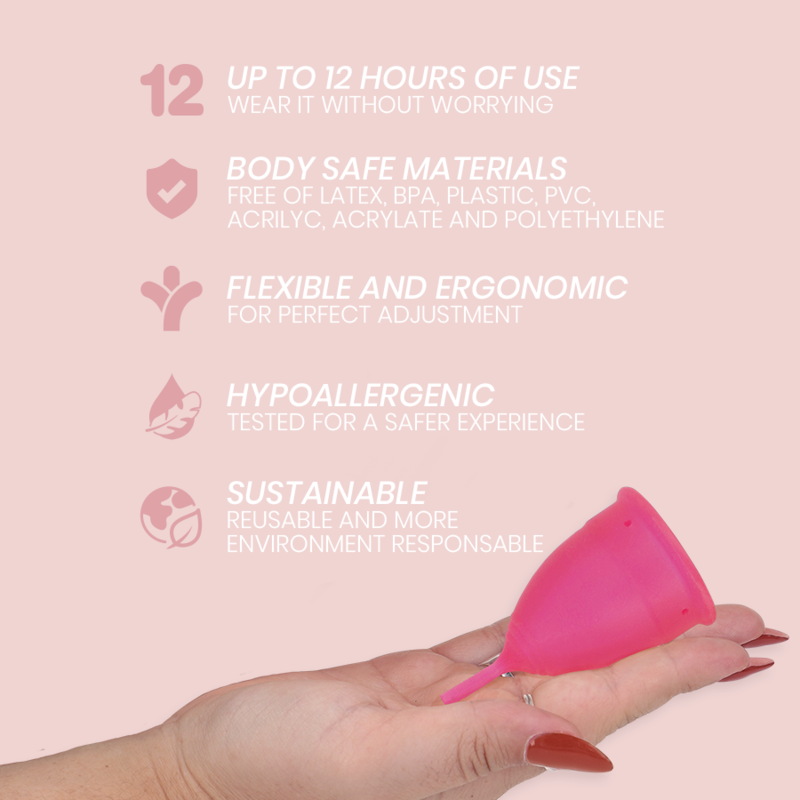COPO MENSTRUAL DE SILICONE