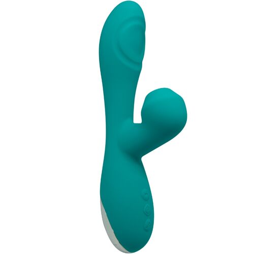 VIBRADOR CARIBBEAN SHINE E SUCKER AZUL
