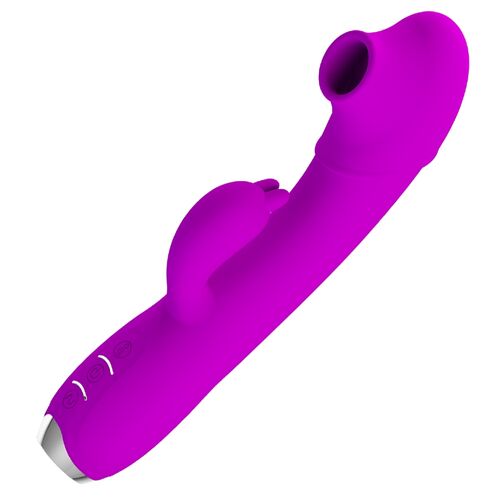 VIBRADOR SUCKER RECARREGÁVEL REGINA ROXO