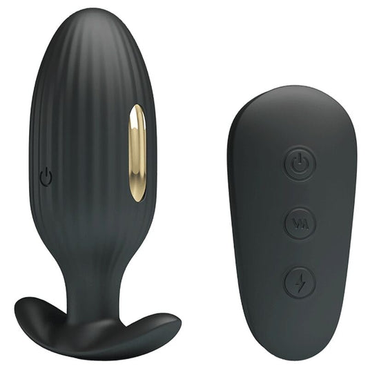 VIBRADOR RECARREGVEL ANAL KELLY PLUG PRETO