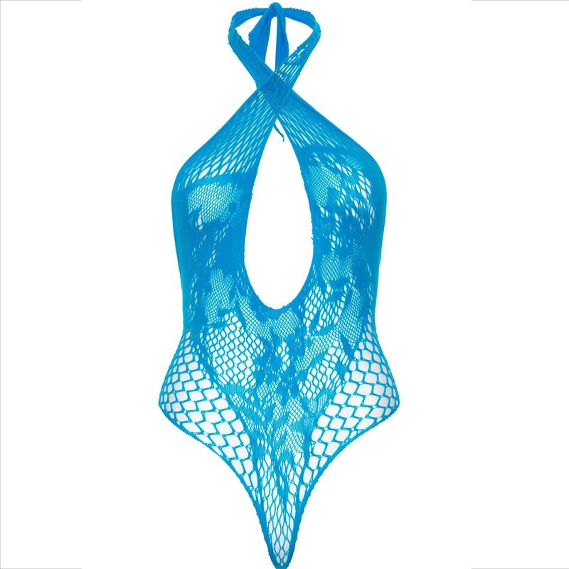 TEDDY HALTER COM RENDA AZUL