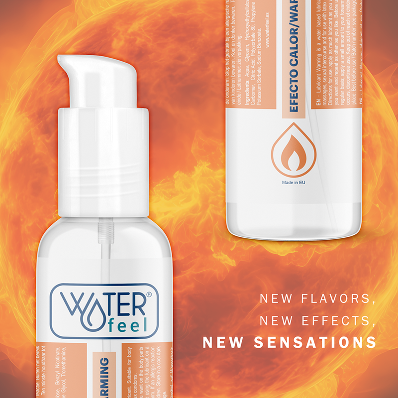 LUBRIFICANTE DE EFEITO CALOR WATERFEEL 150 ML