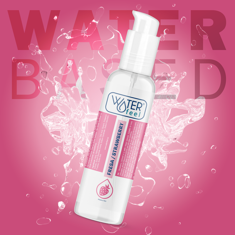 LUBRIFICANTE À BASE DE ÁGUA WATERFEEL MORANGO 175 ML