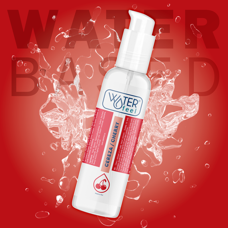 LUBRIFICANTE À BASE DE ÁGUA WATERFEEL CEREJA 175 ML