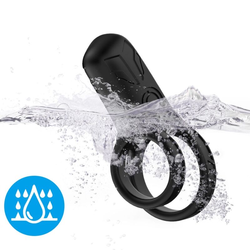 VIBRADOR DE ANEL DUPLO PRETO