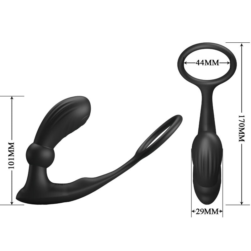 ANEL ANAL E VIBRADOR WARREN BLACK