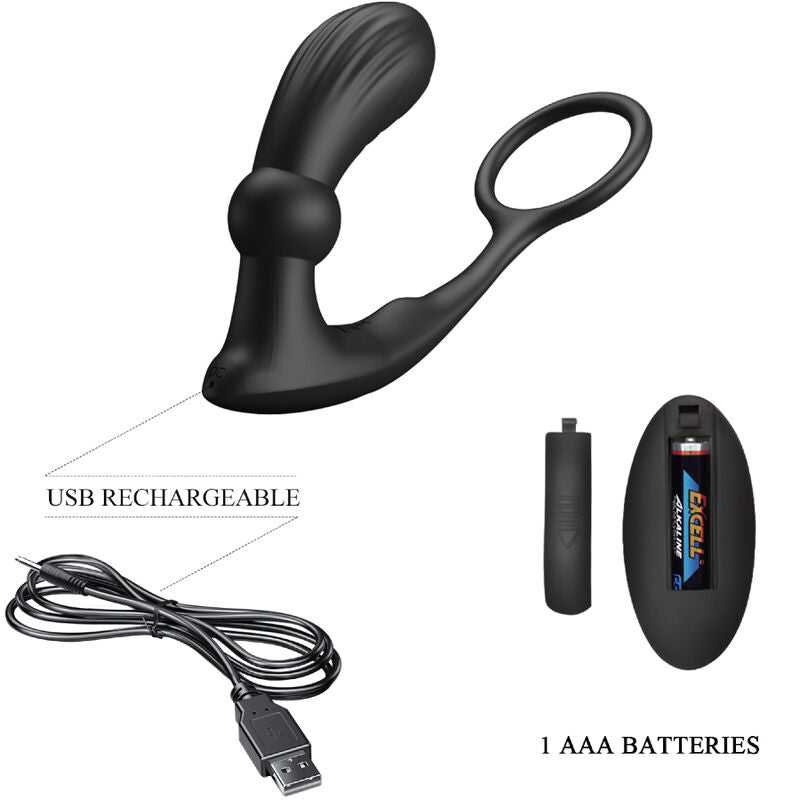 ANEL ANAL E VIBRADOR WARREN BLACK