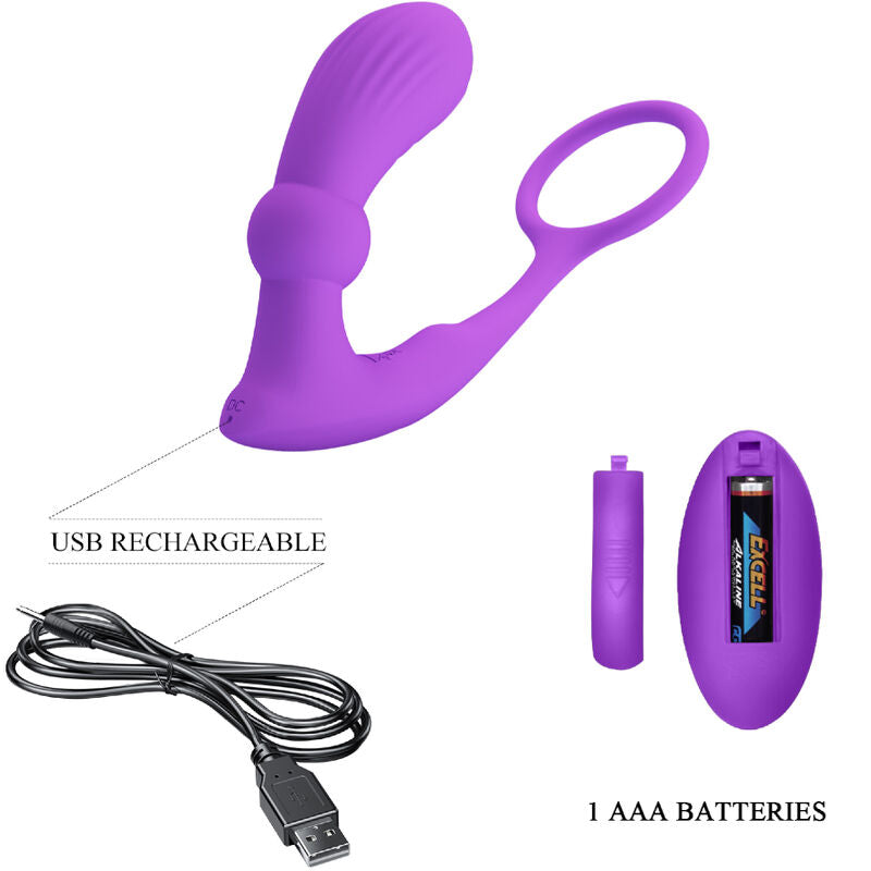 ANEL ANAL E VIBRADOR WARREN BLACK