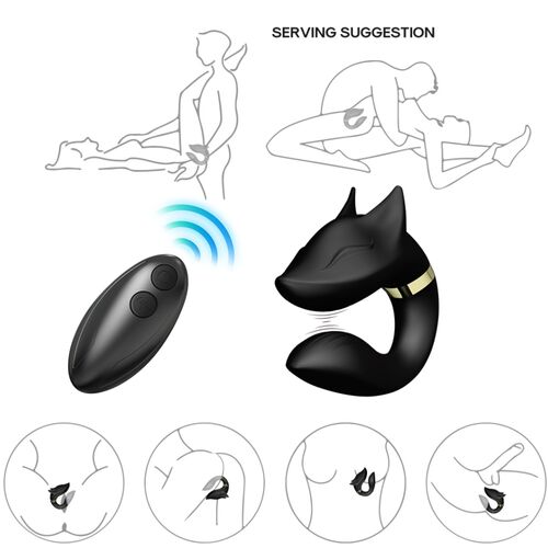VIBRADOR FOX PARA CASAIS CONTROLE REMOTO
