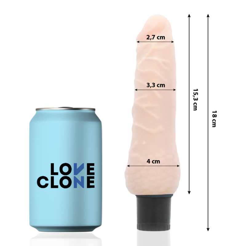 VIBRADOR AUTO LUBRIFICANTE SVEN 18.5 CM -O- 3.3 CM