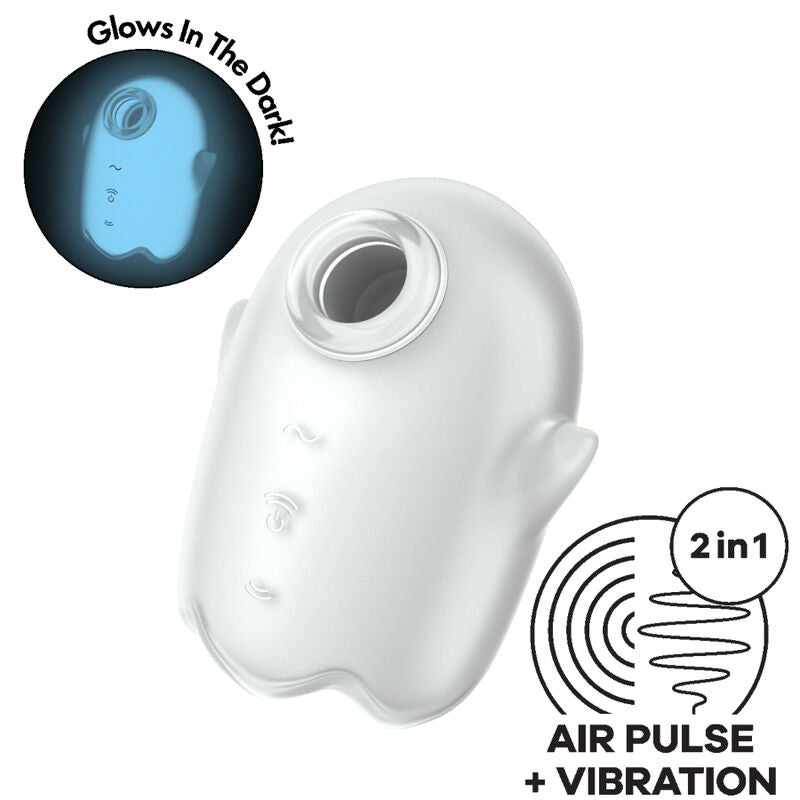 GLOWING GHOST AIR PULSE & VIBRADOR