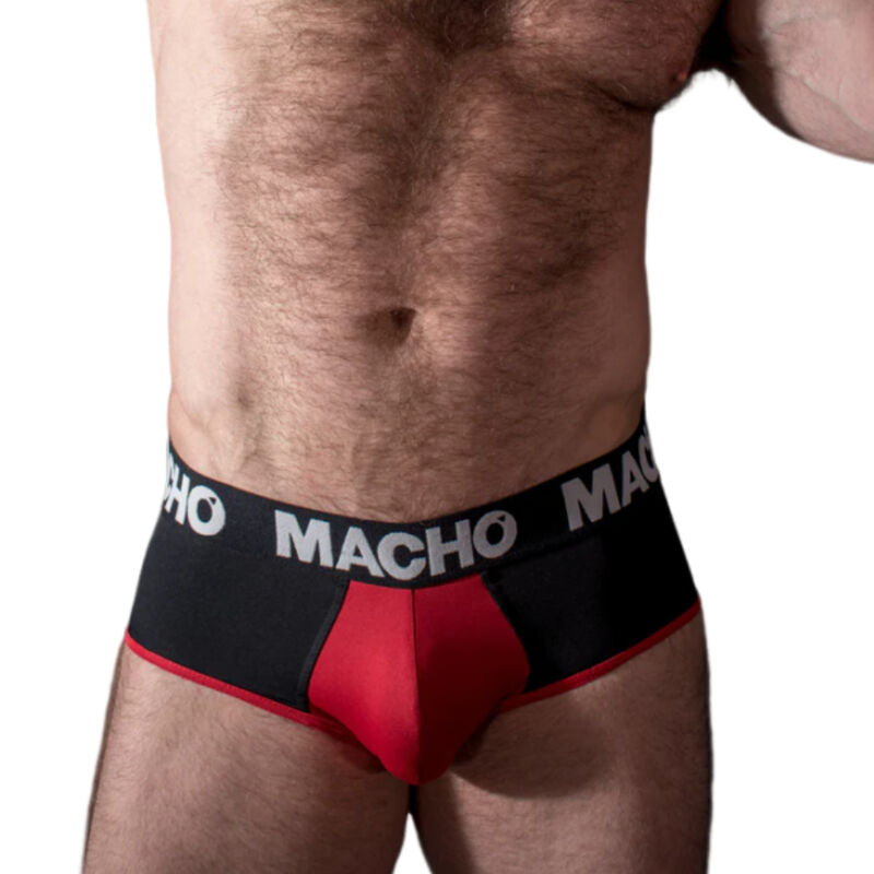BOXER SLIP PRETO/VERMELHO