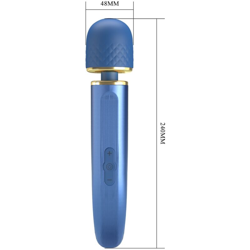 MASSAGER 7 MODOS DE VIBRAÇÃO AZUL
