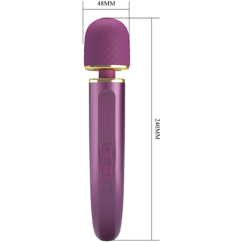 MASSAGER 7 MODOS DE VIBRAÇÃO ROXO