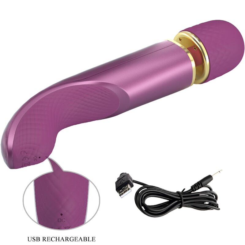MASSAGER 7 MODOS DE VIBRAÇÃO ROXO