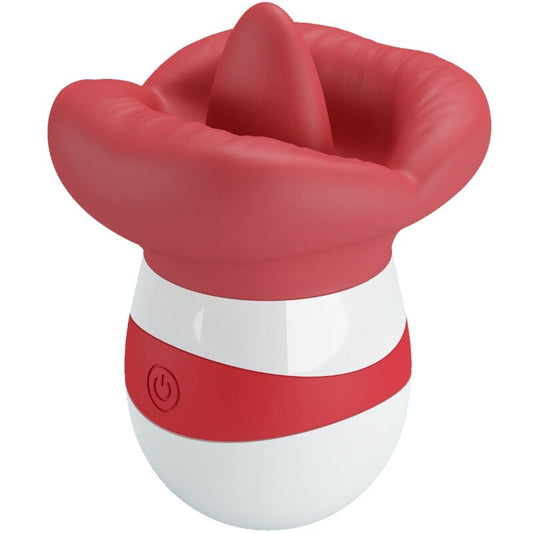 ESTIMULADOR DE LÍNGUA MINA VERMELHO CLARO
