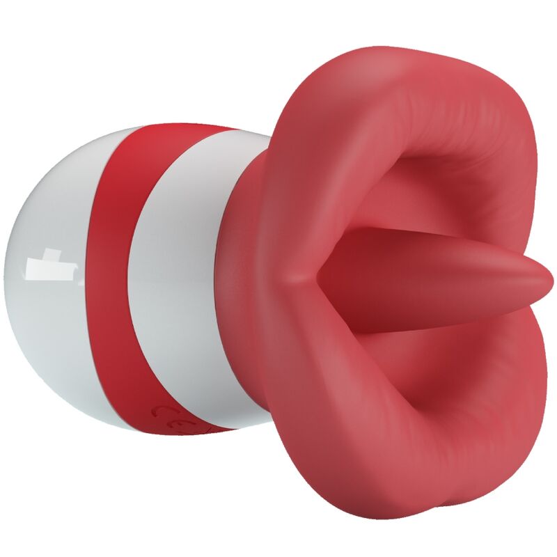 ESTIMULADOR DE LÍNGUA MINA VERMELHO CLARO