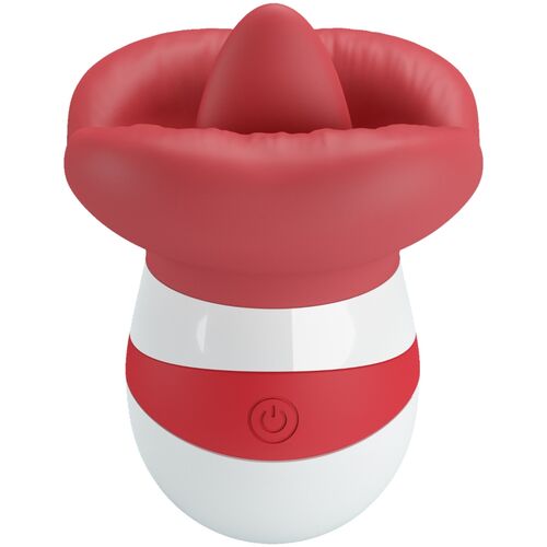 ESTIMULADOR DE LÍNGUA MINA VERMELHO CLARO