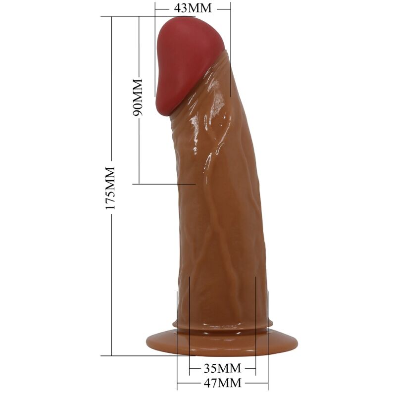 ARNÊS STARKS DILDO VIBRAO MULTI-VELOCIDADE 17,5 CM