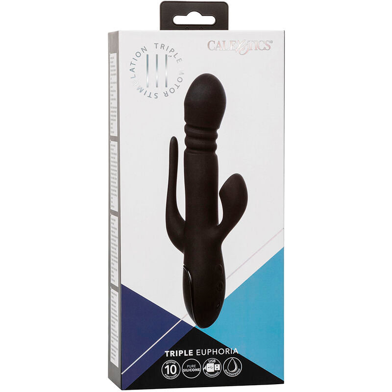 VIBRADOR TRIPLO EUPHORIA PRETO