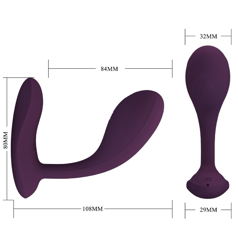 VIBRADOR BAIRD G-SPOT 12 VIBRAÇÕES RECARREGÁVEL LILÁS